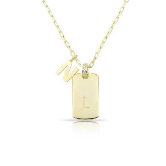 Charm Initials Necklace