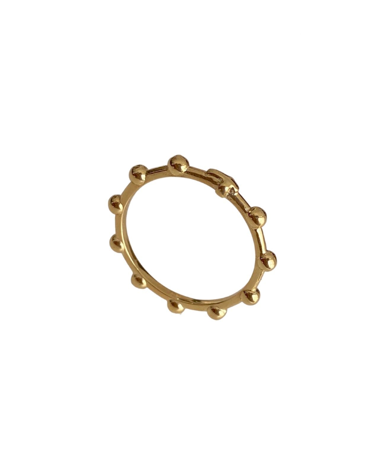 Belief Rosary Gold Ring
